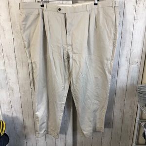 Pleated front khakis 52x30